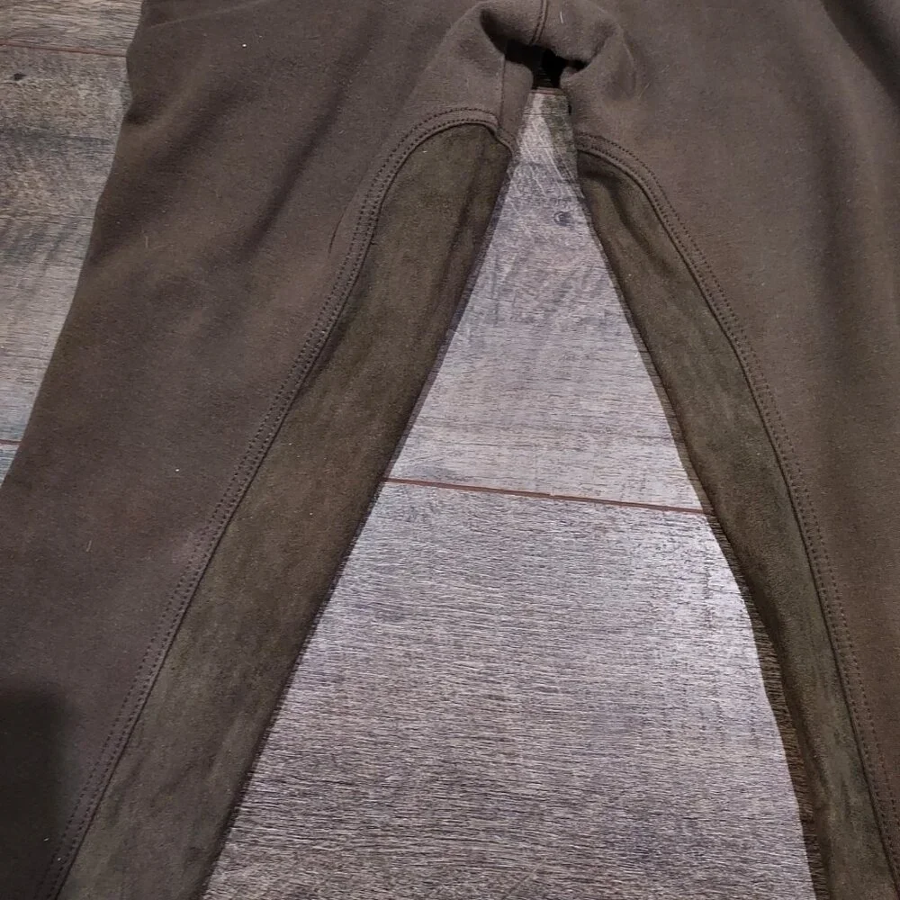Abercrombie & Fitch Pants Youth Medium Brown Riding Equestrian Leggings - Picture 3 of 9